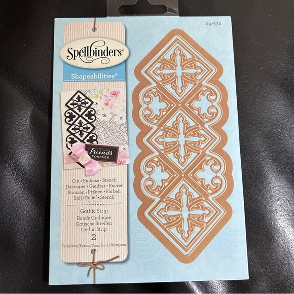 Spellbinders Shapeabilities decorative GOTHIC STRIP 2 pcs - Picture 3 of 4